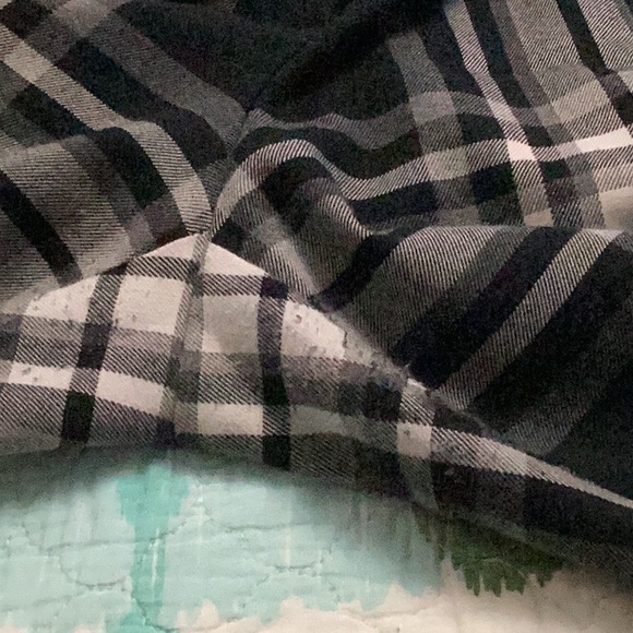 NY&C 7th Ave Collection Women’s Black & White Plaid Pants, Straight Leg, size 10 - Picture 8 of 9